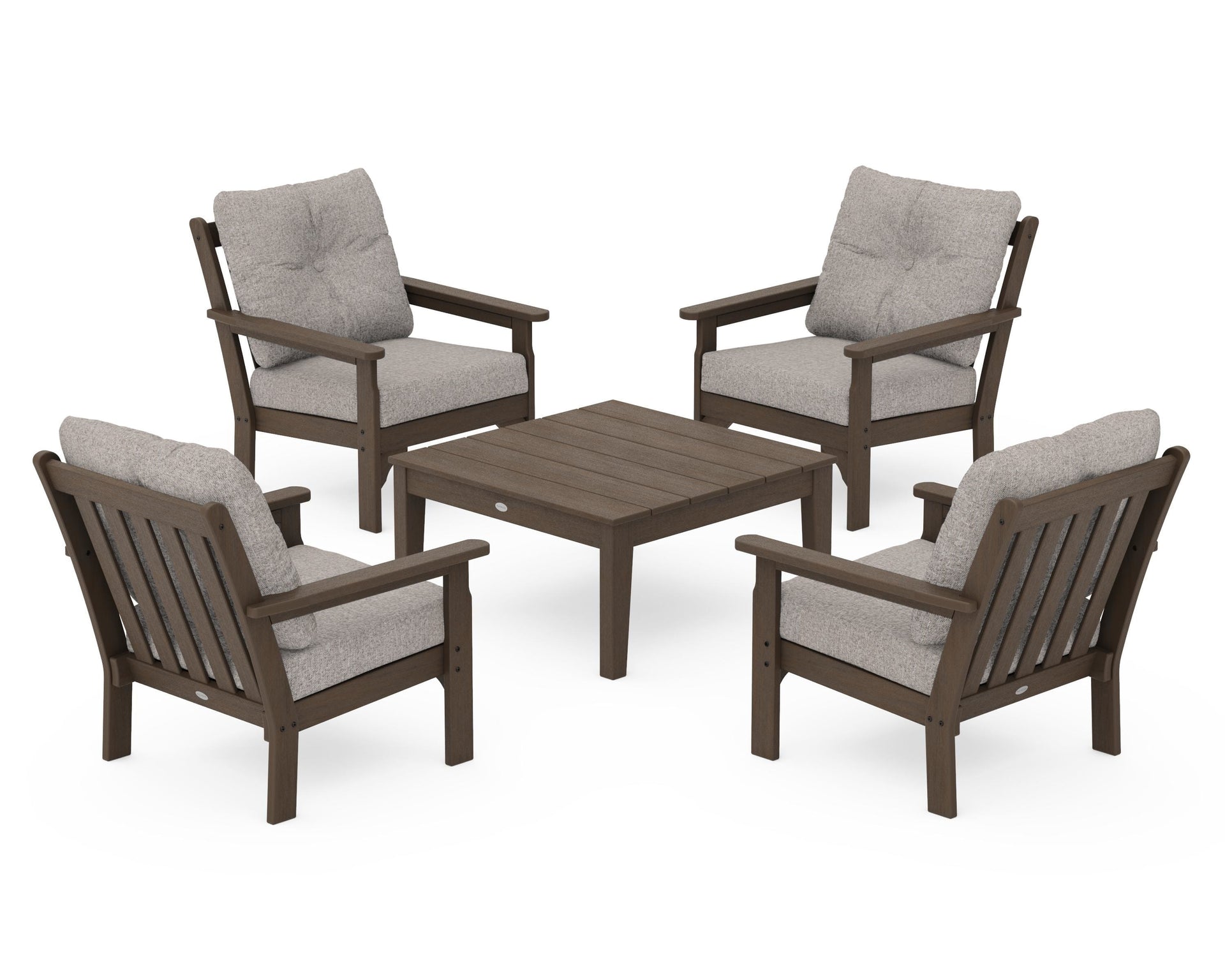 Vineyard 5-Piece Deep Seating Conversation Set