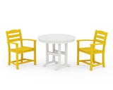 La Casa Café 3-Piece Round Dining Set