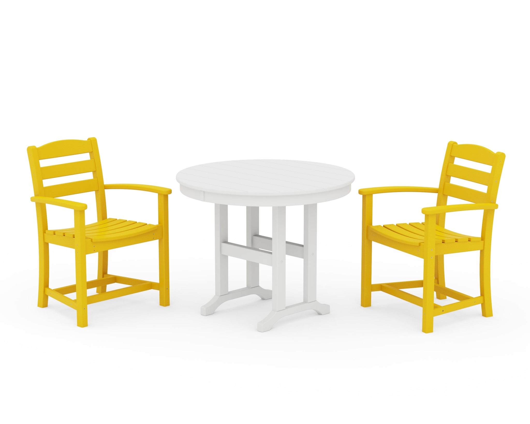 La Casa Café 3-Piece Round Dining Set