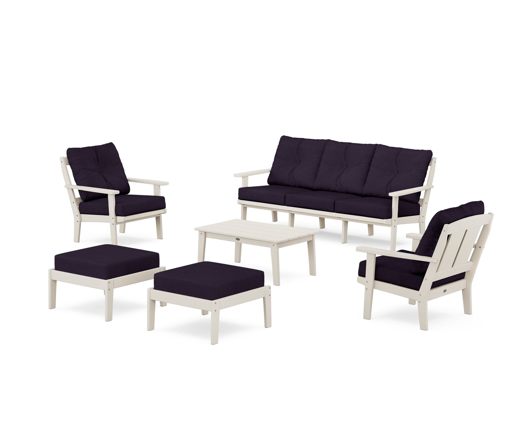 Mission 6-Piece Lounge Sofa Set
