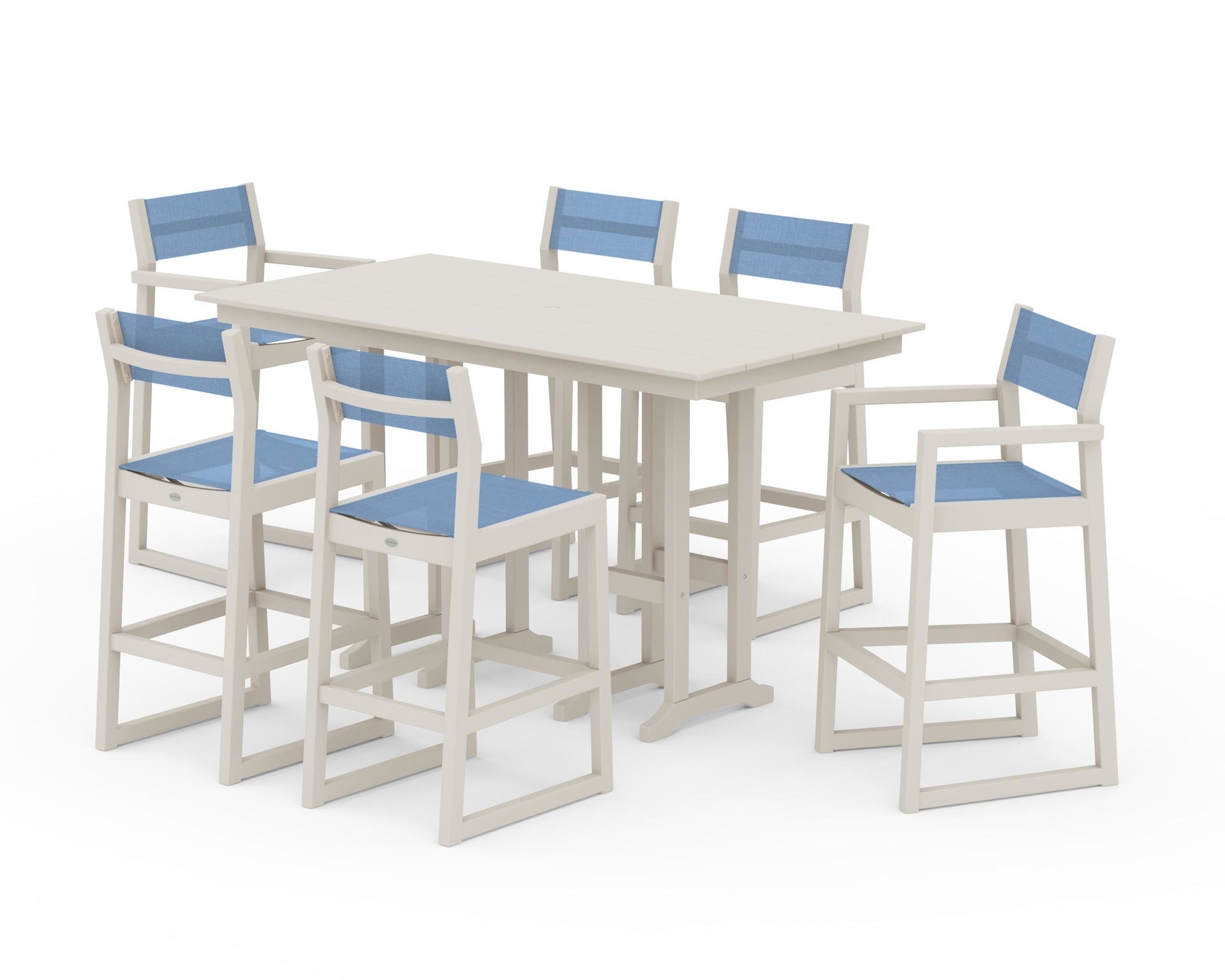 EDGE Sling 7-Piece Farmhouse Bar Set