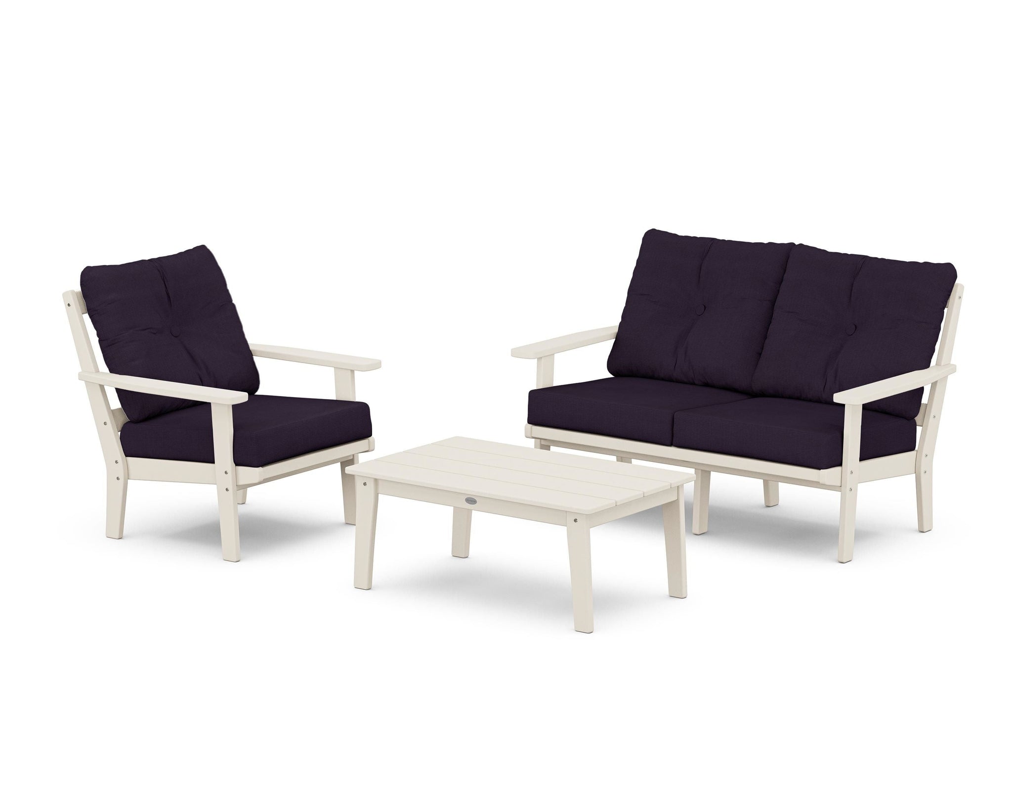 Prairie 3-Piece Deep Seating Set with Loveseat