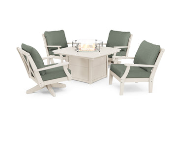 Braxton 5-Piece Deep Seating Set with Fire Table