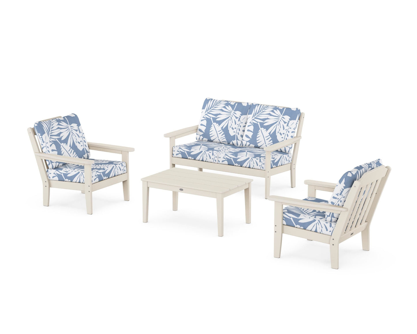 Cottage 4-Piece Deep Seating Set with Loveseat