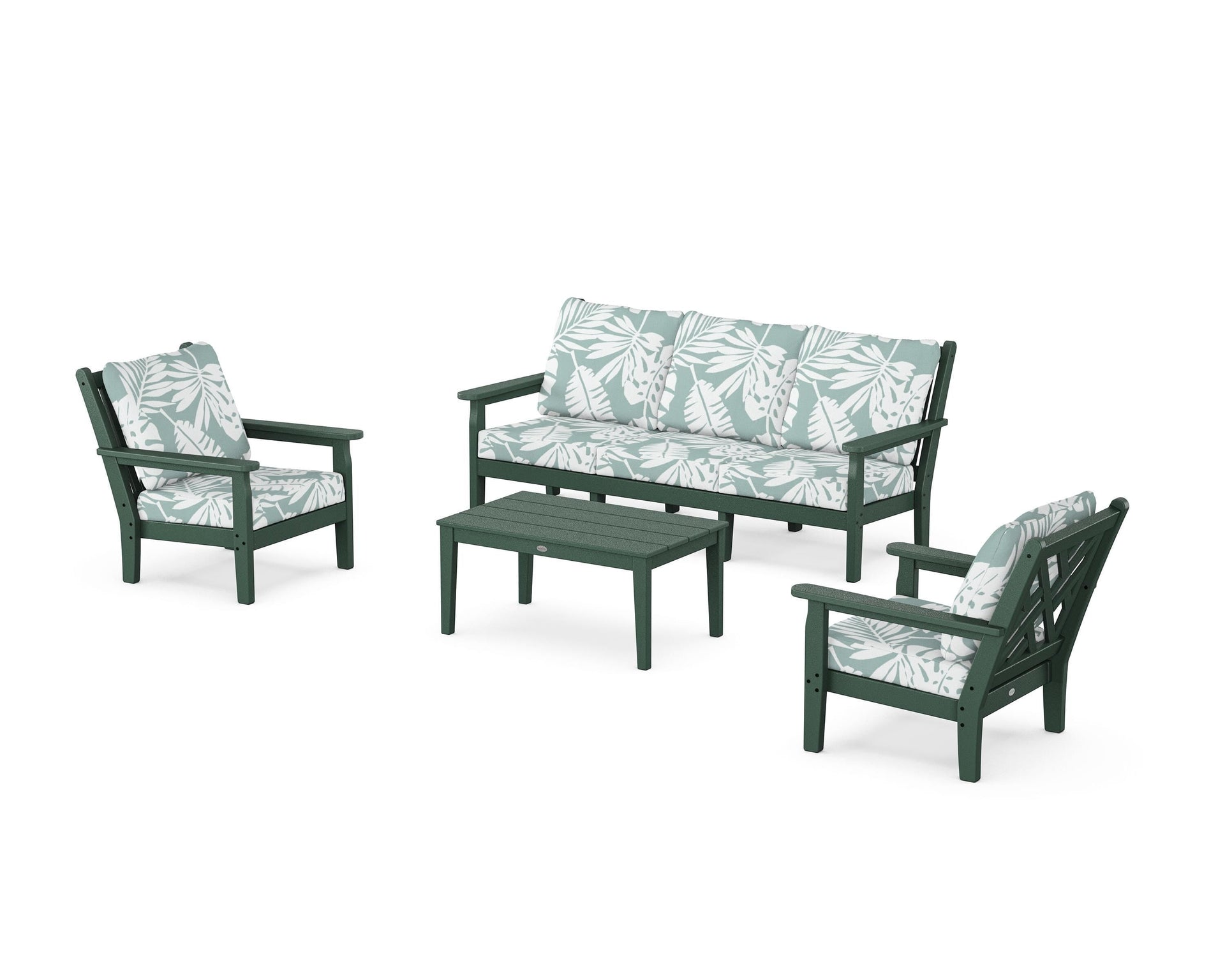 Chippendale 4-Piece Deep Seating Set with Sofa