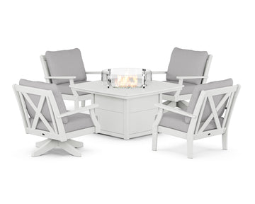 Braxton 5-Piece Deep Seating Set with Fire Table