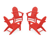 Vineyard 4-Piece Adirondack Conversation Set