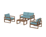 EDGE Sectional 4-Piece Deep Seating Set with Loveseat