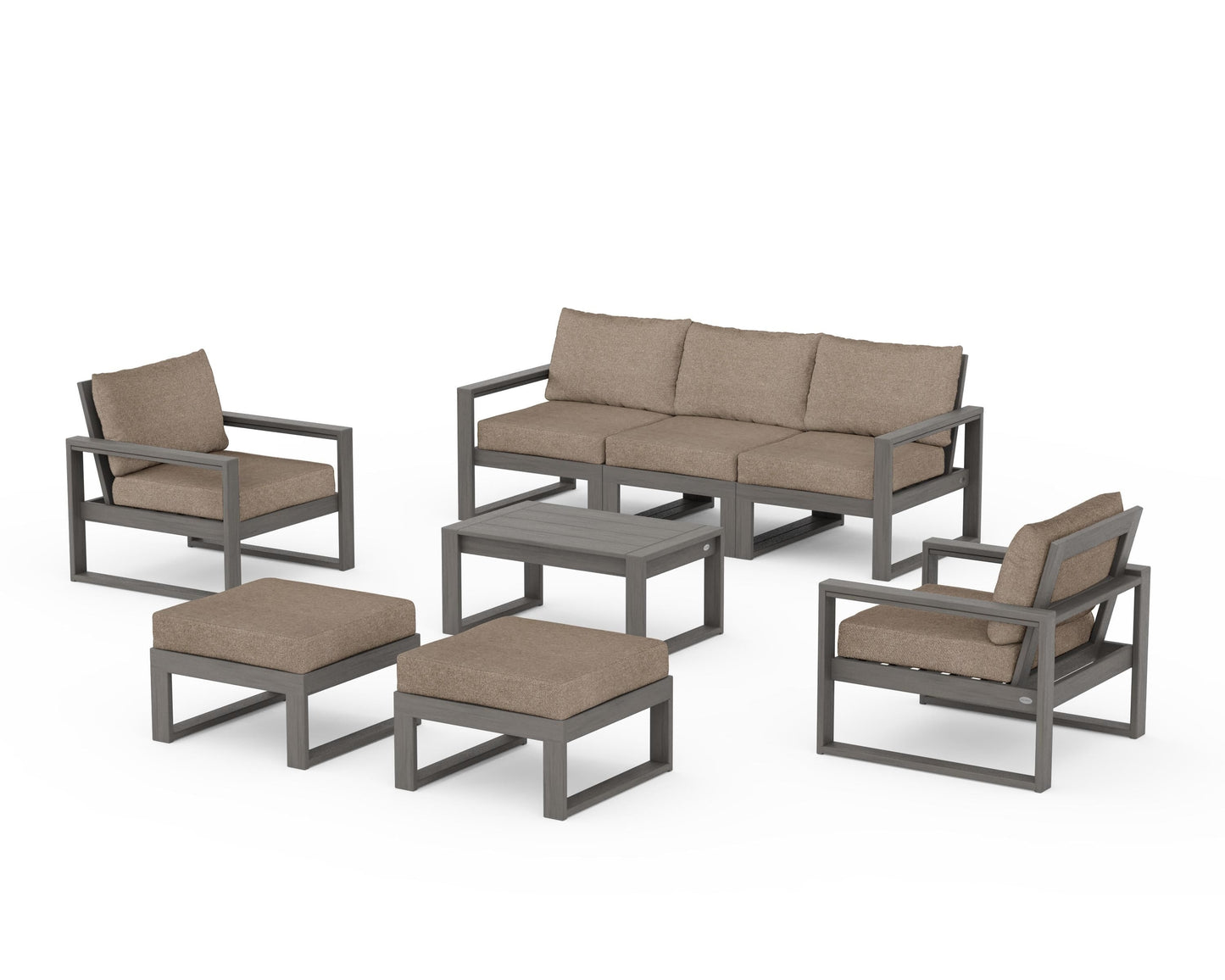 EDGE Sectional 8-Piece Lounge Sofa Set