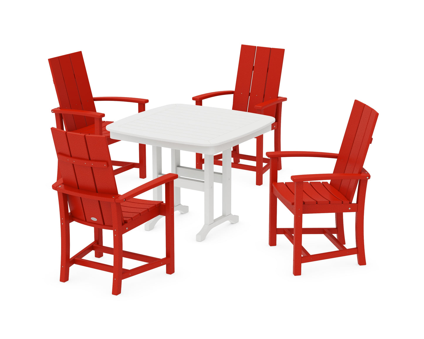 Modern Adirondack 5-Piece Dining Set