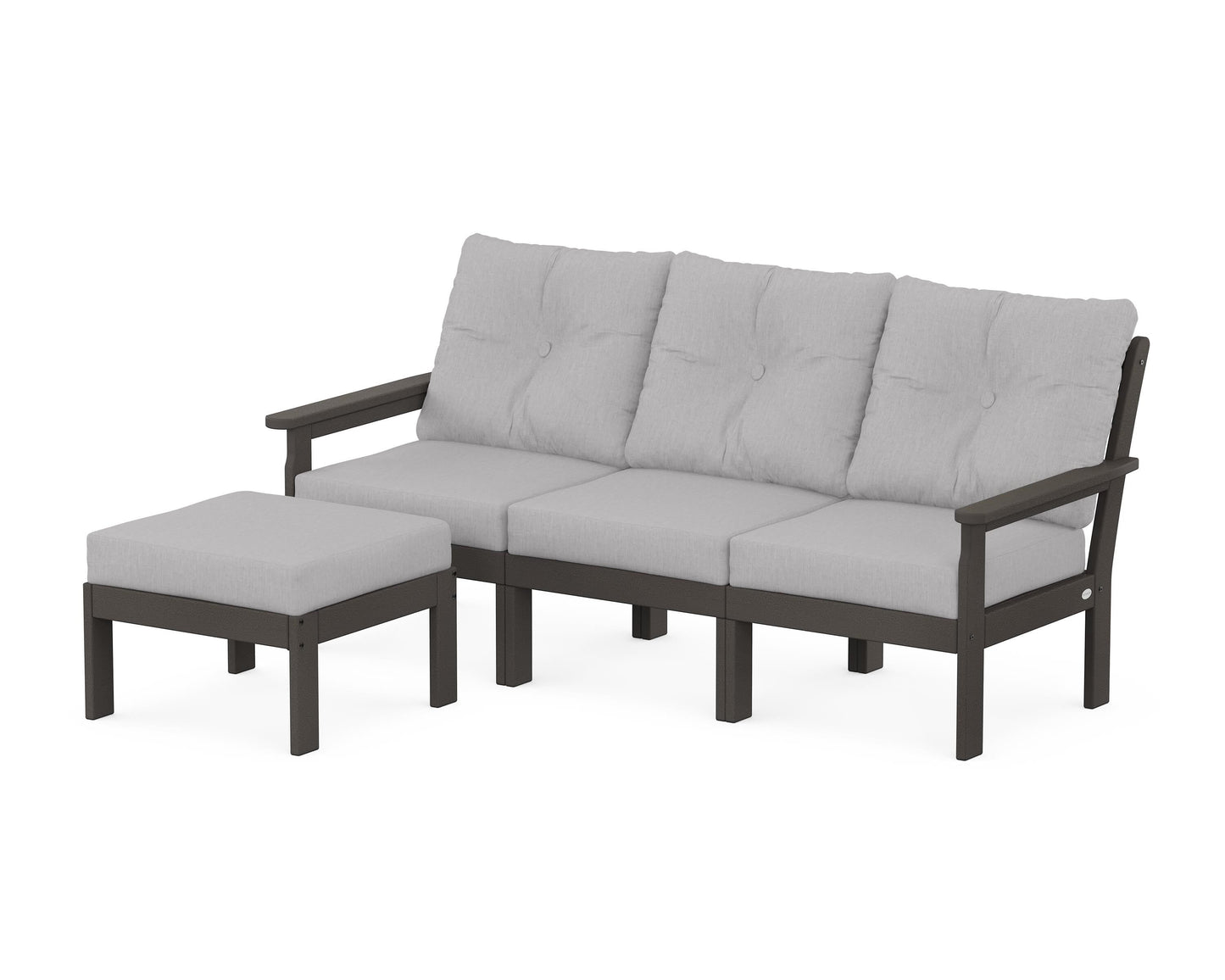 Vineyard 4-Piece Sectional with Ottoman