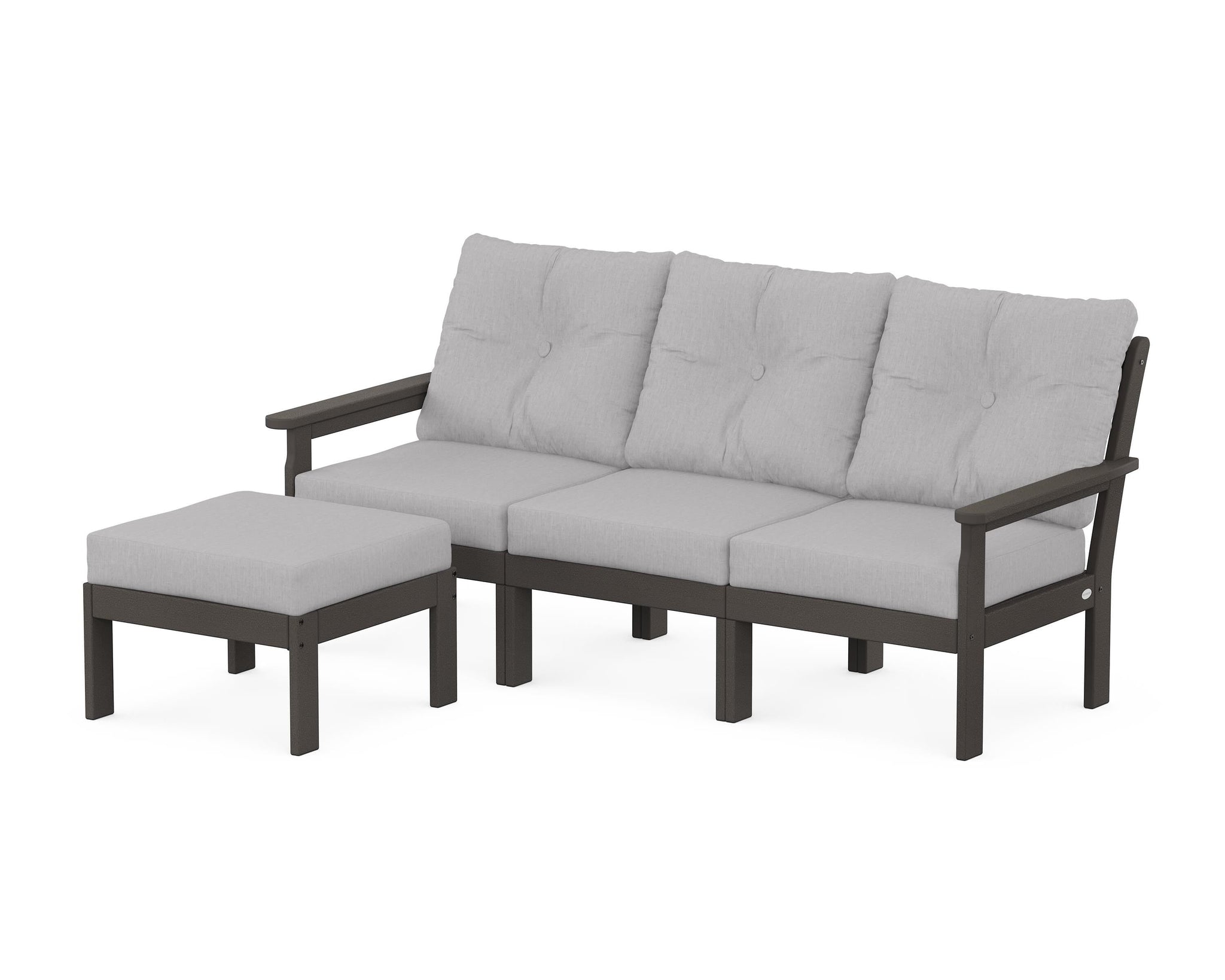 Vineyard 4-Piece Sectional with Ottoman