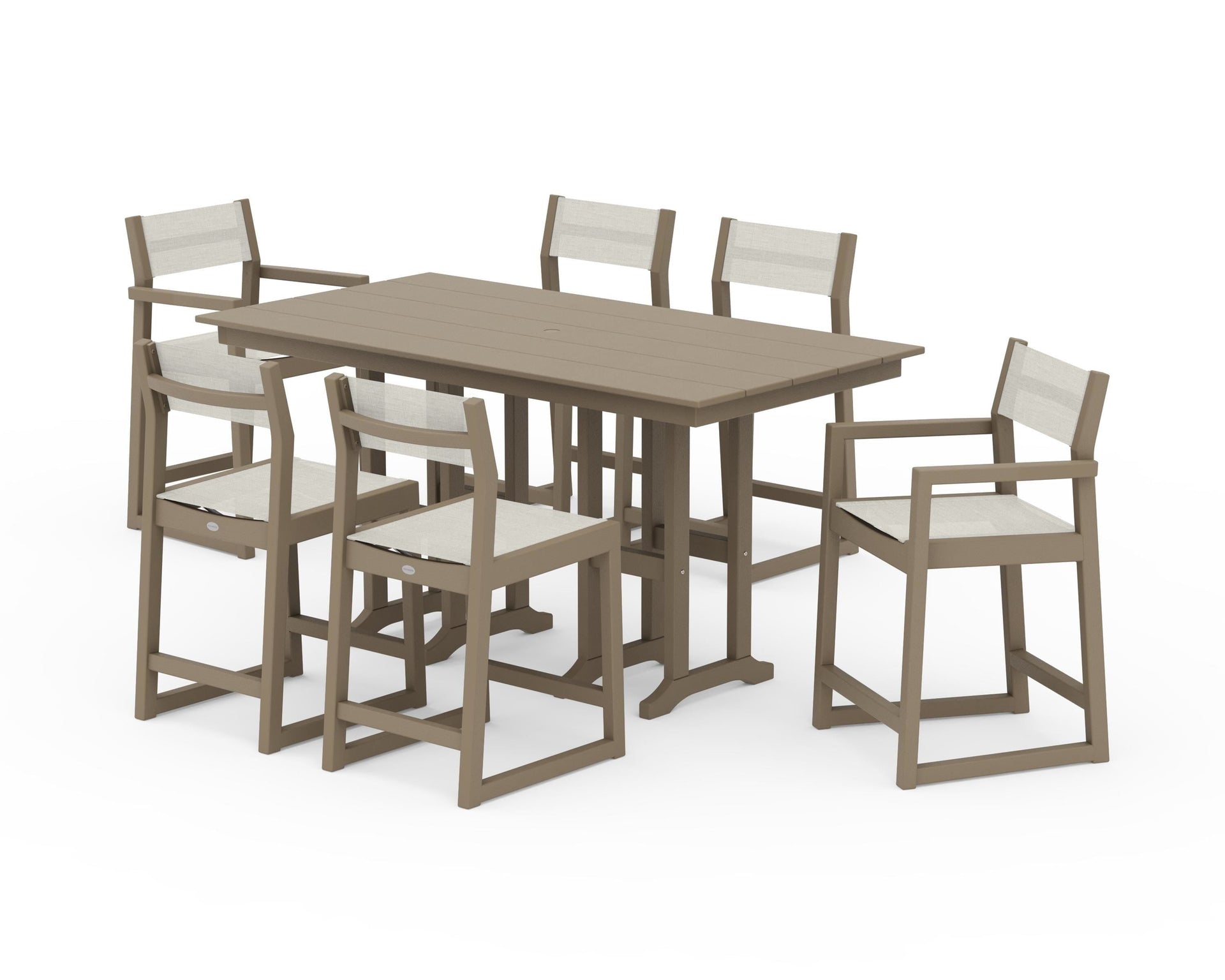 EDGE Sling 7-Piece Farmhouse Counter Set