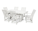 Vineyard 7-Piece Dining Set with Trestle Legs