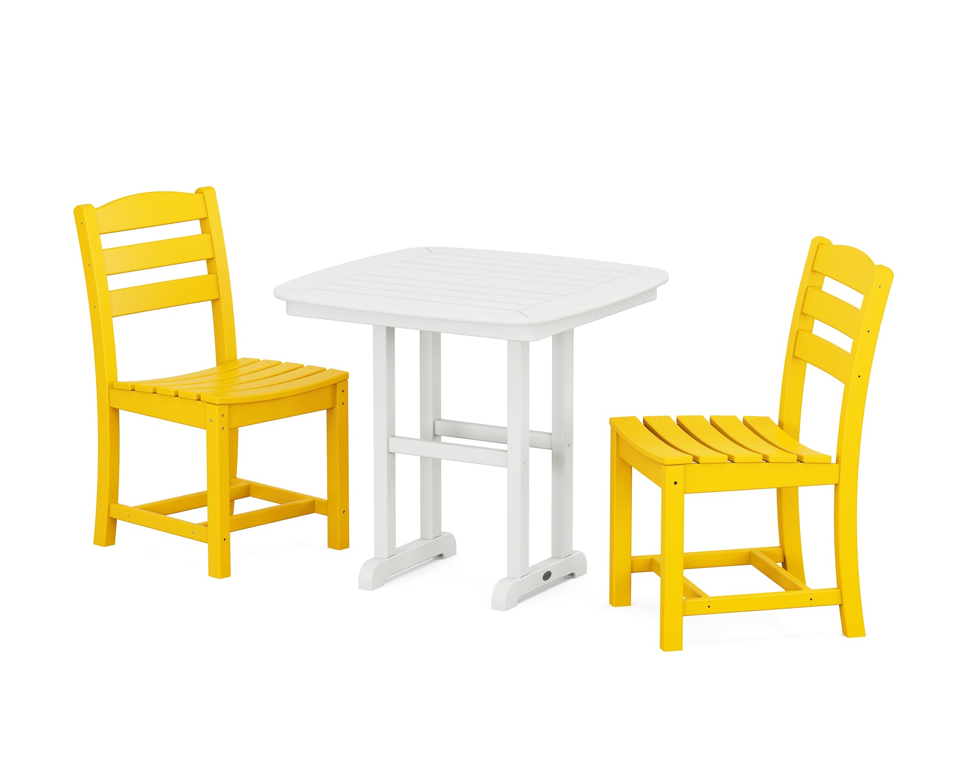 La Casa Café Side Chair 3-Piece Dining Set