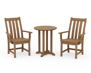 Vineyard 3-Piece Round Bistro Dining Set