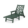 Chippendale Chaise with Arms and Wheels