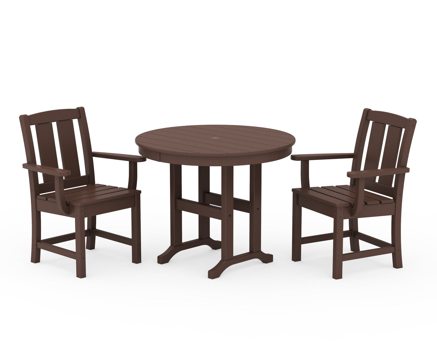 Mission 3-Piece Farmhouse Dining Set