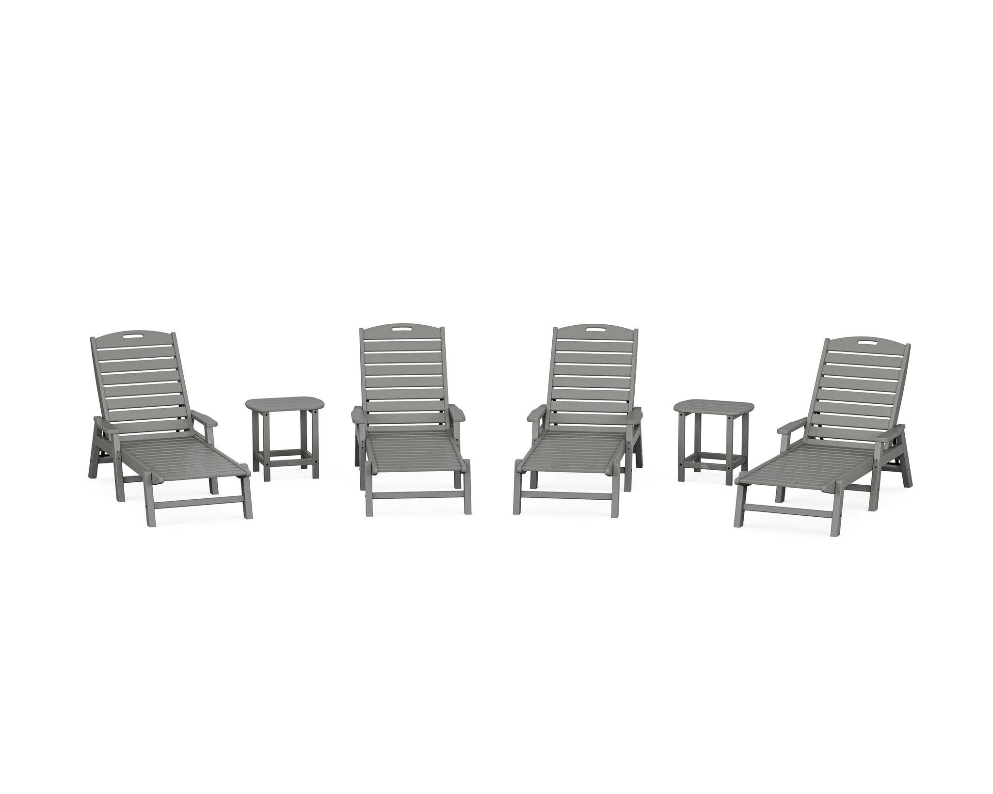 Nautical Chaise 6-Piece Set with Arms