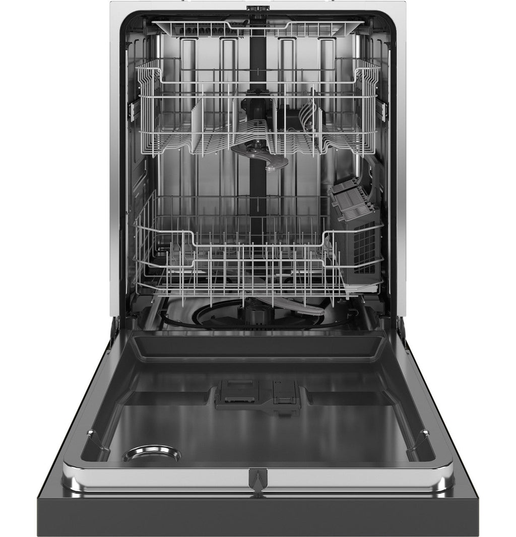GE GE® ENERGY STAR® Fingerprint Resistant Front Control with Stainless Steel Interior Dishwasher with Sanitize Cycle