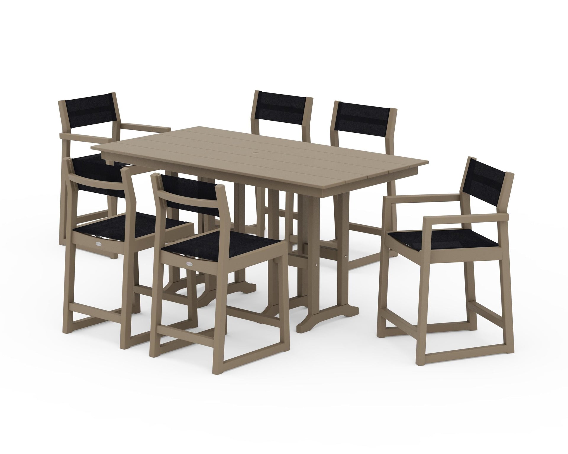 EDGE Sling 7-Piece Farmhouse Counter Set