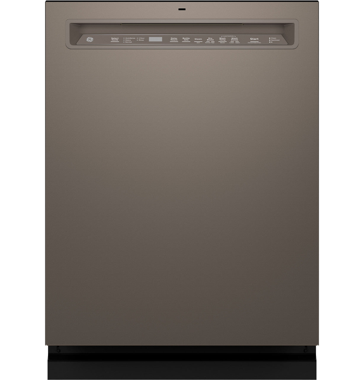 GE® ENERGY STAR® Front Control with Stainless Steel Interior Dishwasher with Sanitize Cycle