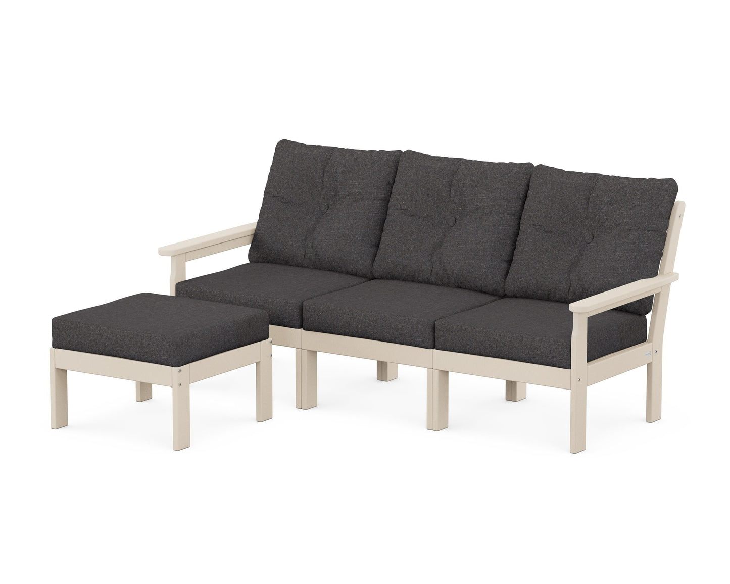 Vineyard 4-Piece Sectional with Ottoman