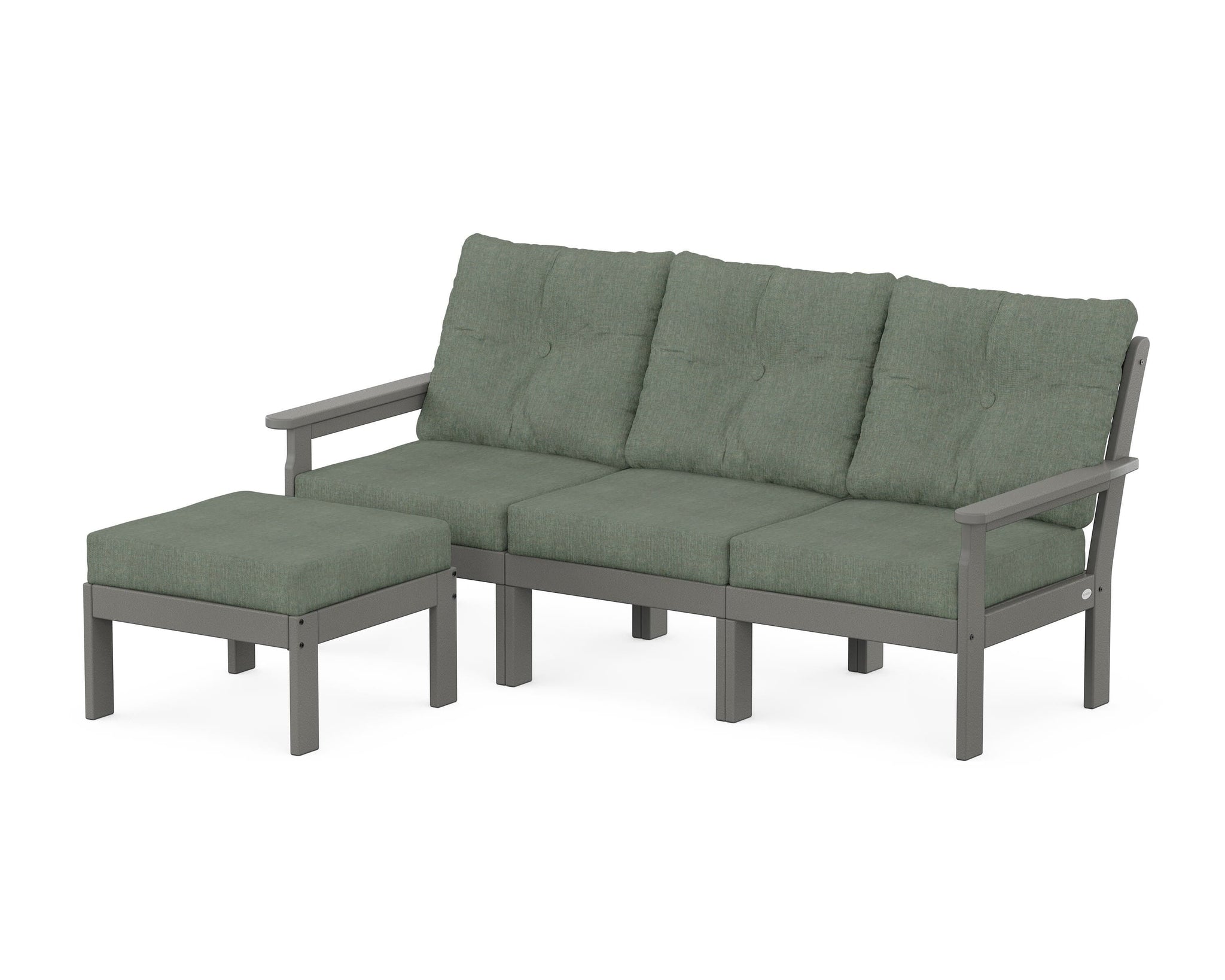Vineyard 4-Piece Sectional with Ottoman