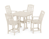 Cottage 5-Piece Counter Set with Trestle Legs