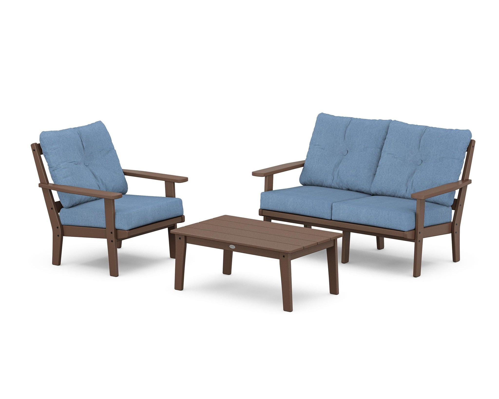 Prairie 3-Piece Deep Seating Set with Loveseat