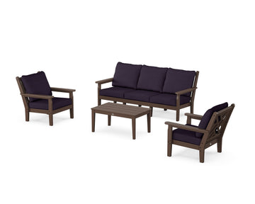 Chippendale 4-Piece Deep Seating Set with Sofa