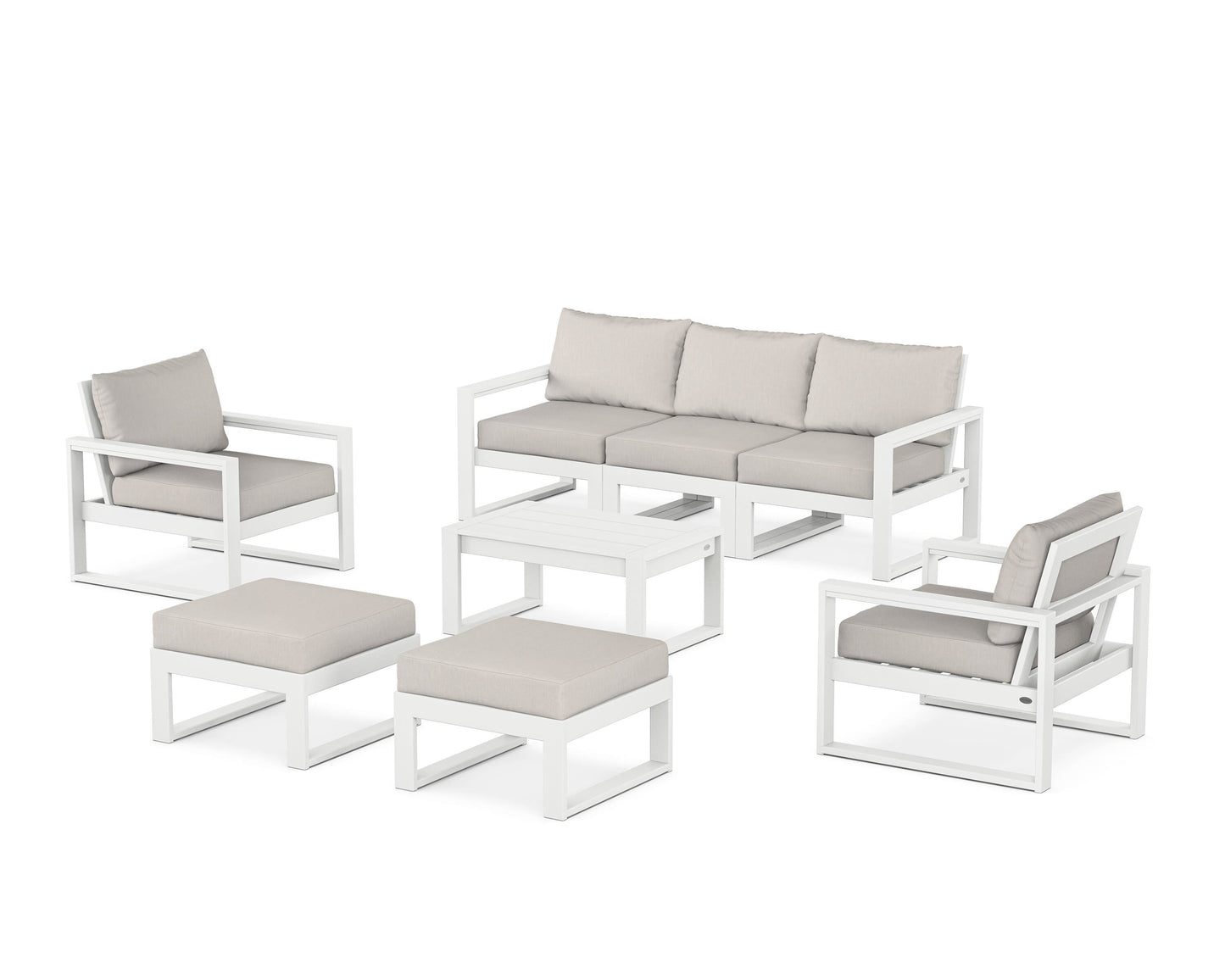 EDGE Sectional 8-Piece Lounge Sofa Set