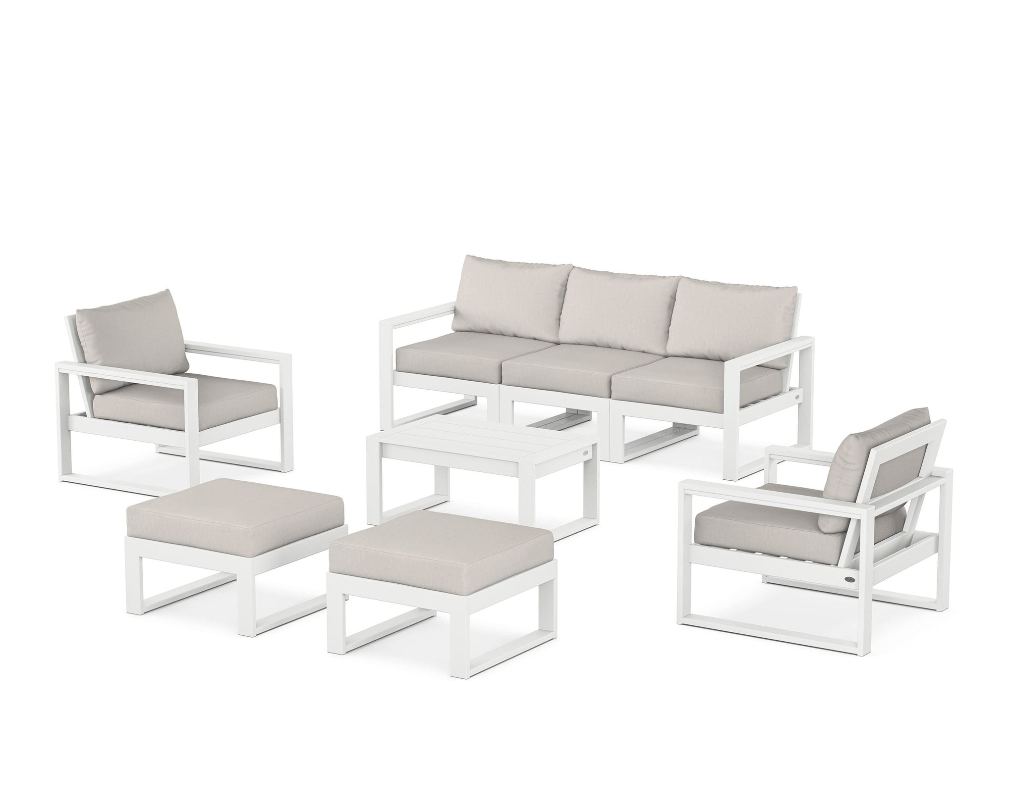 EDGE Sectional 8-Piece Lounge Sofa Set