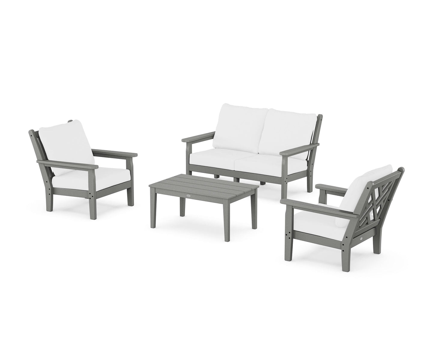 Chippendale 4-Piece Deep Seating Set with Loveseat