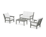 Chippendale 4-Piece Deep Seating Set with Loveseat