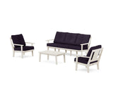 Prairie 4-Piece Deep Seating Set with Sofa