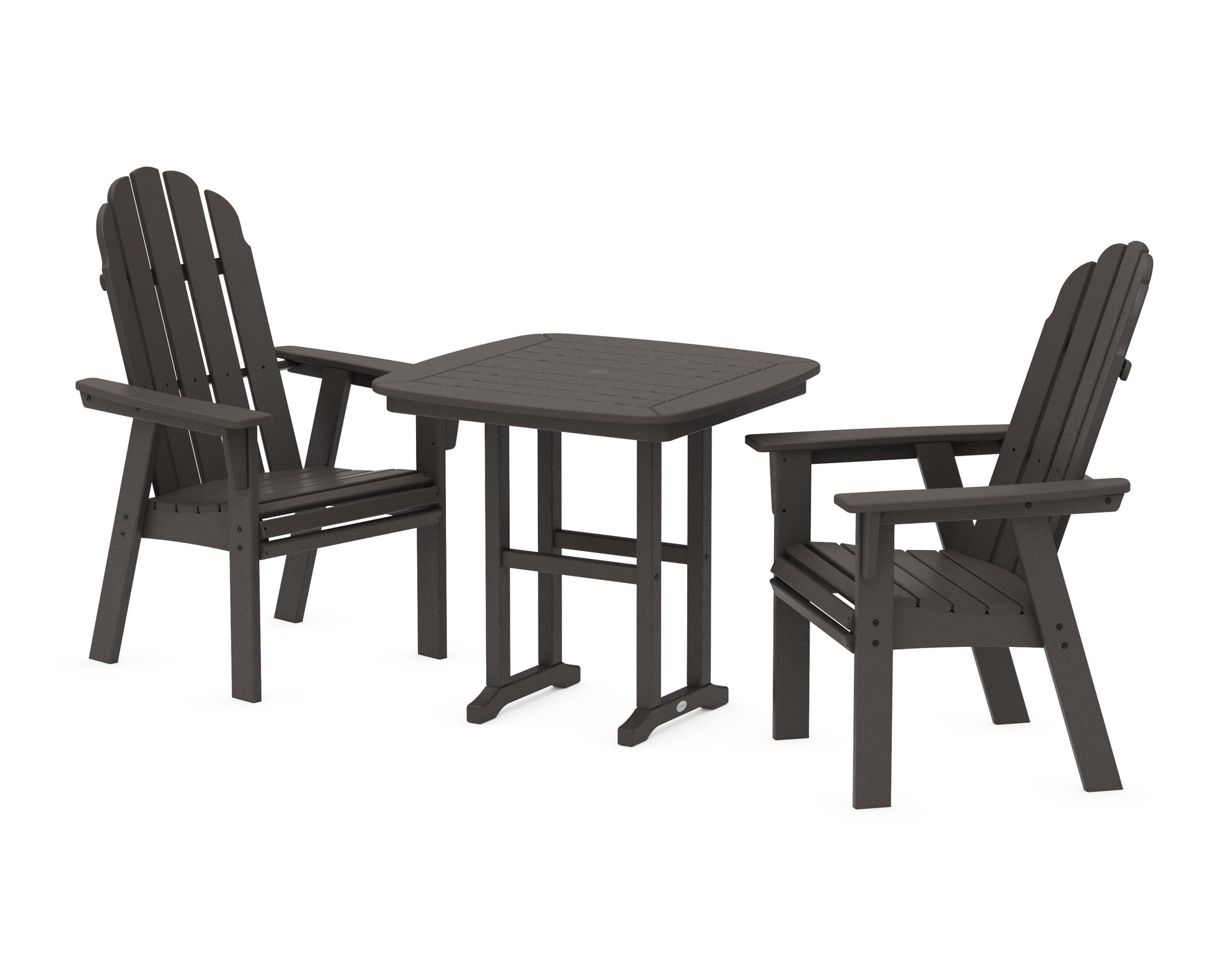 Vineyard Adirondack 3-Piece Dining Set