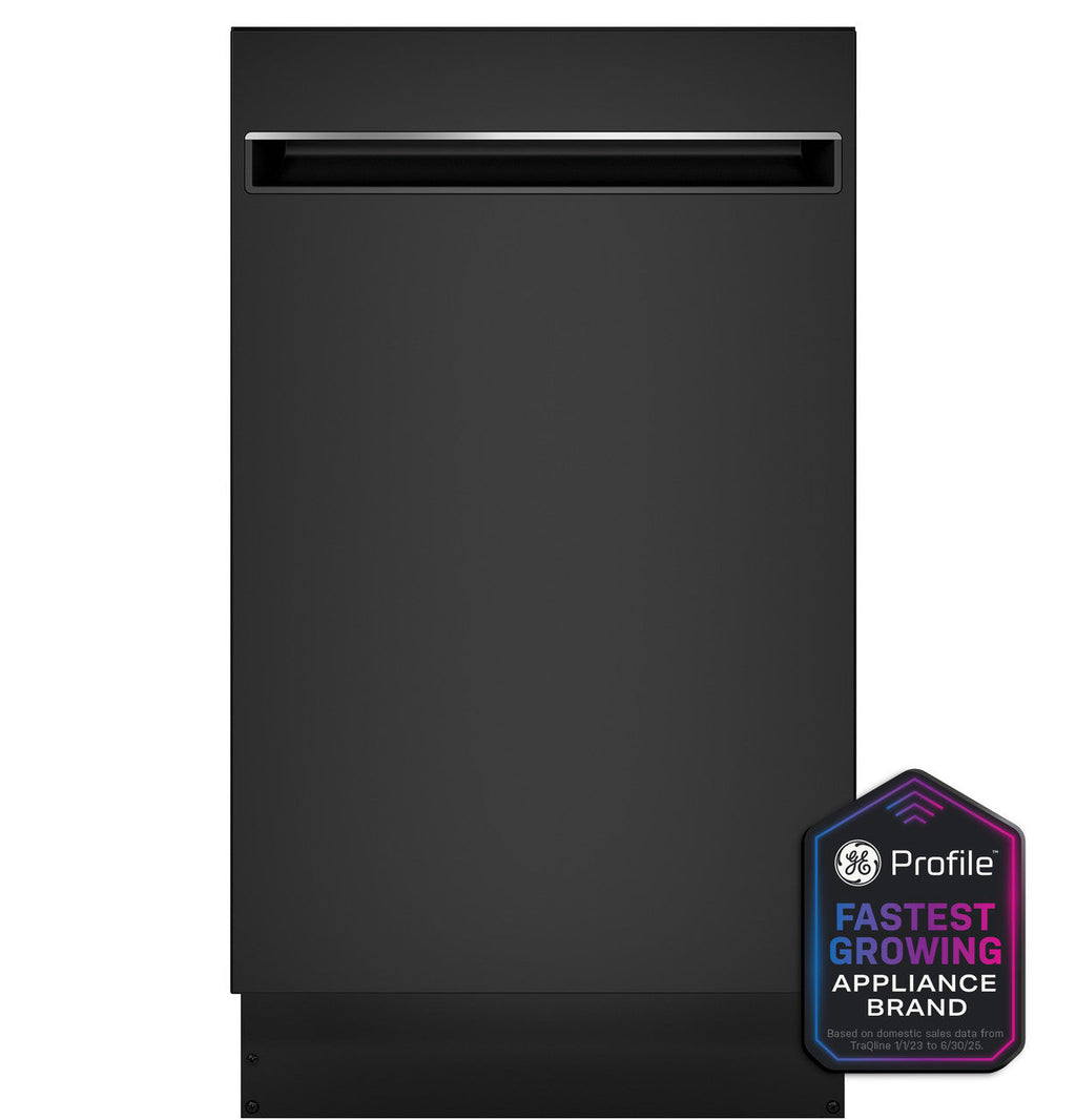 GE Profile™ ENERGY STAR® 18" ADA Compliant Stainless Steel Interior Dishwasher with Sanitize Cycle