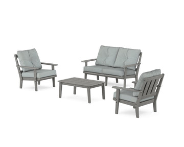 Oxford 4-Piece Deep Seating Set with Loveseat