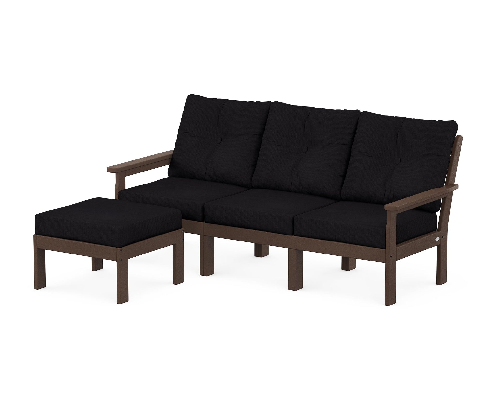 Vineyard 4-Piece Sectional with Ottoman