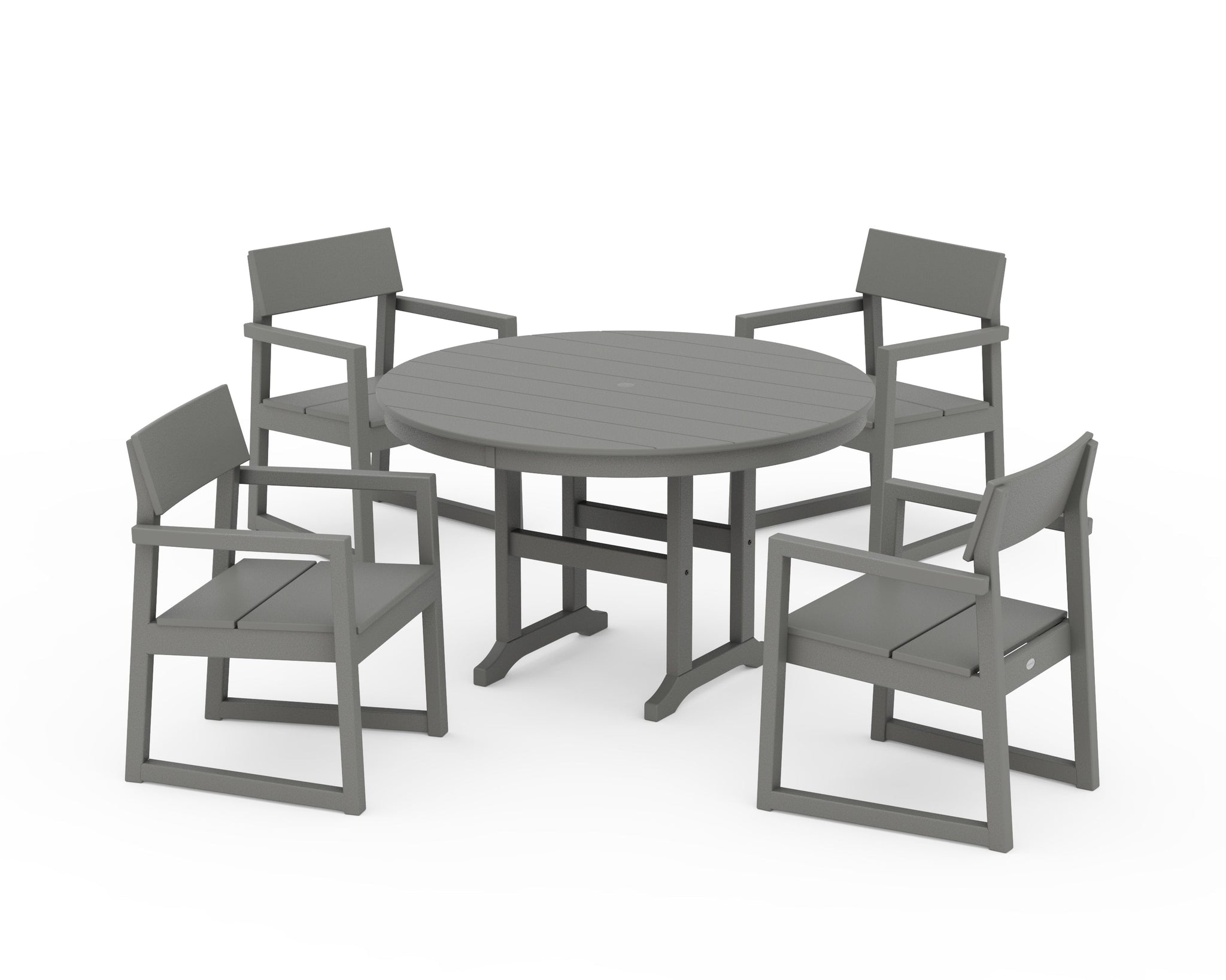 EDGE 5-Piece Round Farmhouse Dining Set