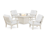 Oxford 5-Piece Deep Seating Set with Fire Pit Table