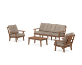 Prairie 4-Piece Deep Seating Set with Sofa