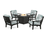Oxford 5-Piece Deep Seating Set with Fire Pit Table