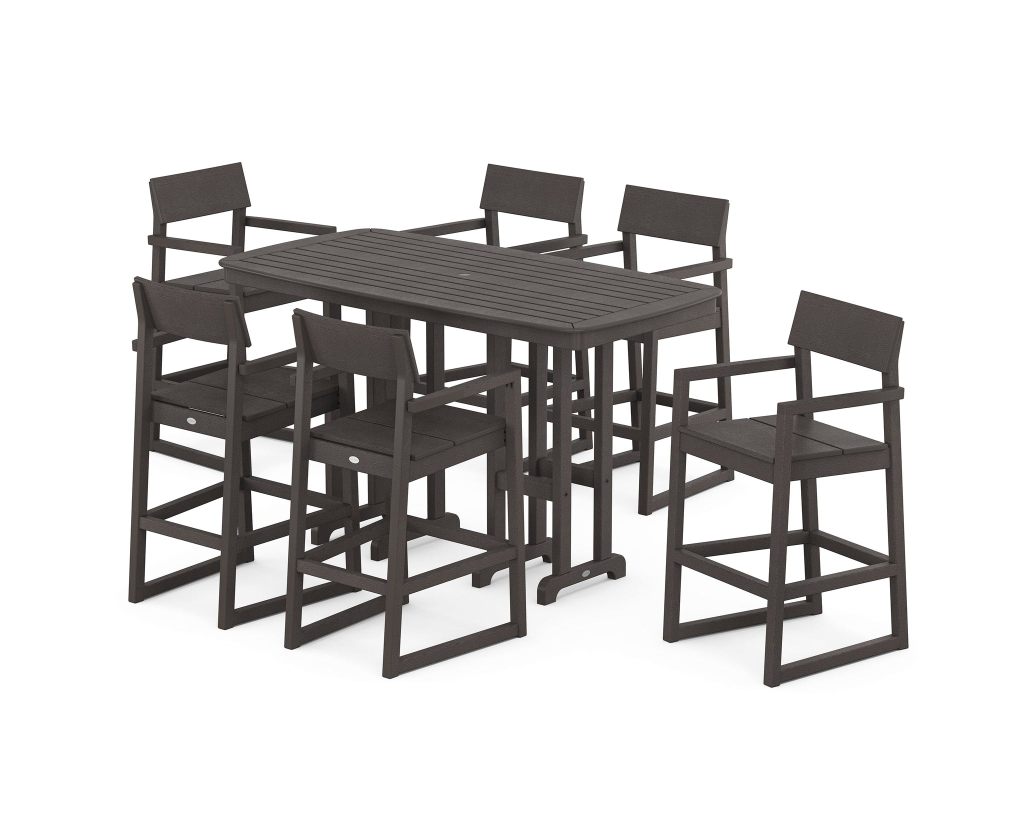EDGE Arm Chair 7-Piece Bar Set