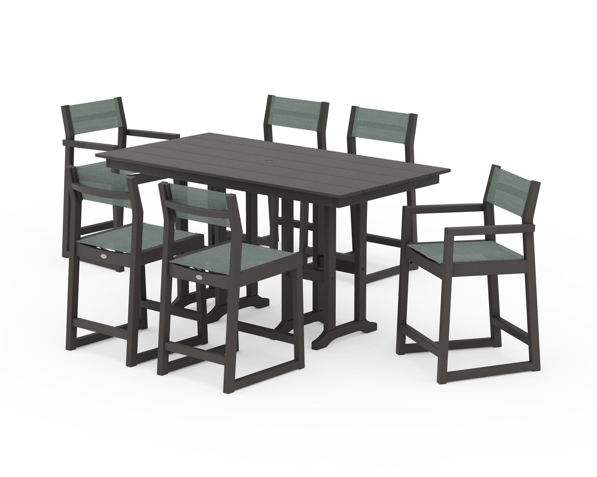 EDGE Sling 7-Piece Farmhouse Counter Set