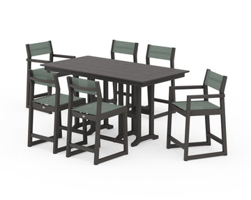 EDGE Sling 7-Piece Farmhouse Counter Set