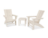 Modern 3-Piece Curveback  Adirondack Set