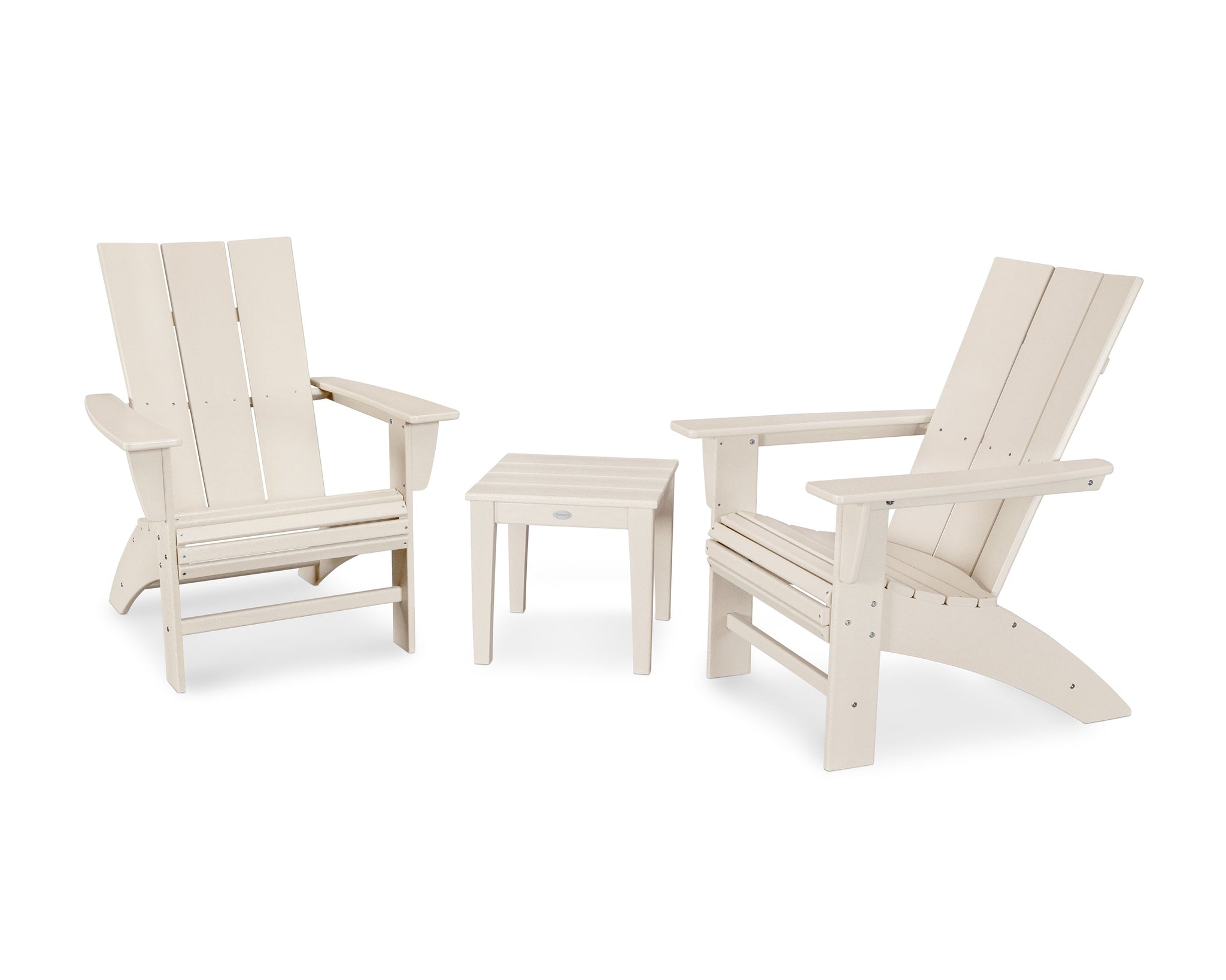 Modern 3-Piece Curveback  Adirondack Set