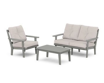 Oxford 3-Piece Deep Seating Set with Loveseat